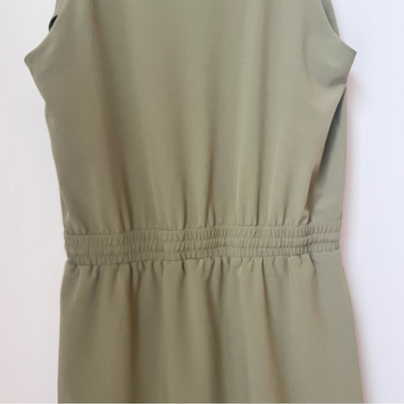 HYFVE Women's Olive Green Tie Waist Dress Size Medium - Picture 10 of 14